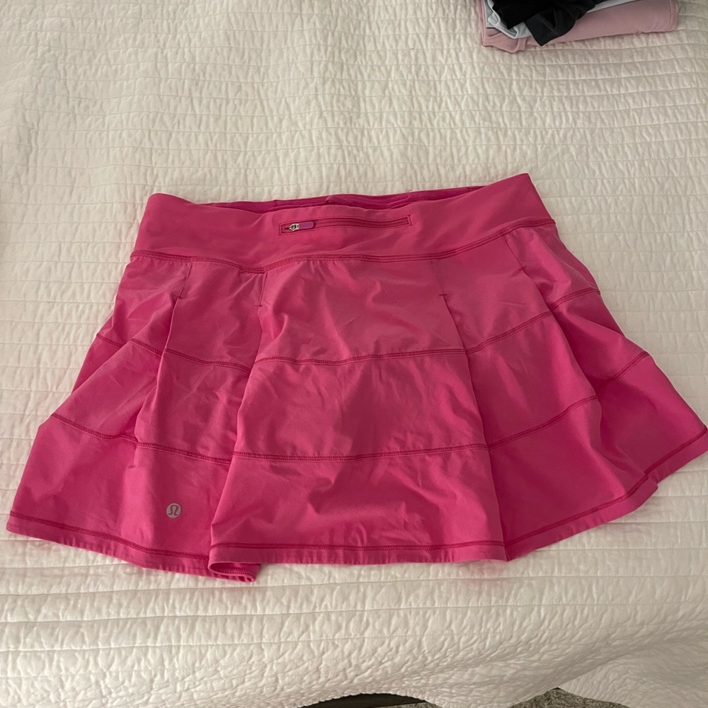 Lululemon Pace Rival Skort Size 10 Sonic Pink